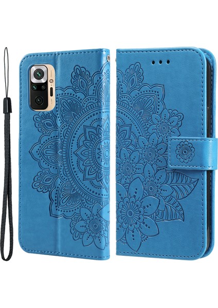 Pu Deri Izleme Çiçekleri Desen Cüzdan Telefon Kasası ile Xiaomi Için Kordon (Yurt Dışından)