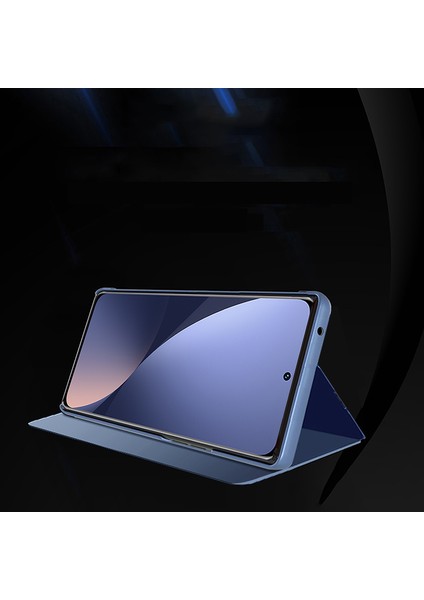 Xiaomi 12 Pro 5G/12S Pro 5g/12 Pro (Boyut) 5g Flip Ayna Kapağı Akıllı Görünüm Penceresi Katlanabilir Stand Pu Deri Elektroplat Kaplama Koruyucu Kılıf Black (Yurt Dışından) fiyatları
