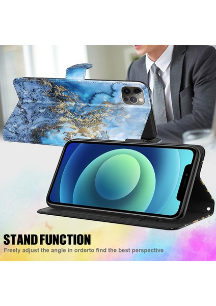 Xiaomi Için Redmi Note 10 5g/xiaomi Poco M3 Pro 4g/5g Cüzdan Telefon Kılıf Desen Baskılı Pu Deri Manyetik Kapak Kayış/kartlar Tutucu Milky Yolu (Yurt Dışından)