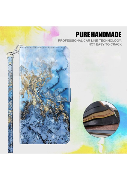 Xiaomi Için Redmi Note 10 5g/xiaomi Poco M3 Pro 4g/5g Cüzdan Telefon Kılıf Desen Baskılı Pu Deri Manyetik Kapak Kayış/kartlar Tutucu Milky Yolu (Yurt Dışından)
