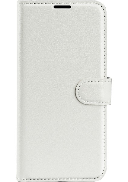 Xiaomi Için Redmi Note 11 4g (Qualcomm)/redmi Note 11S 4g Litchi Doku Katlama Stand Telefon Kılıfı Pu Deri Manyetik Kapatma Cüzdan Kapak-Beyaz (Yurt Dışından) fiyatları