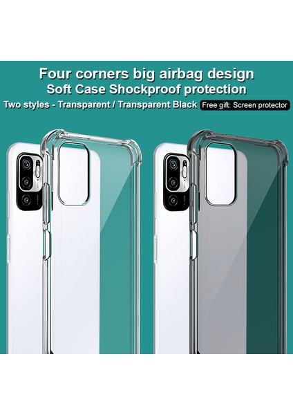 Xiaomi Redmi Için Yüksek Şeffaflık Ekran Koruyucu ile Esnek Tpu Kasası Şok Geçirmez Kapak (Yurt Dışından) fırsatları