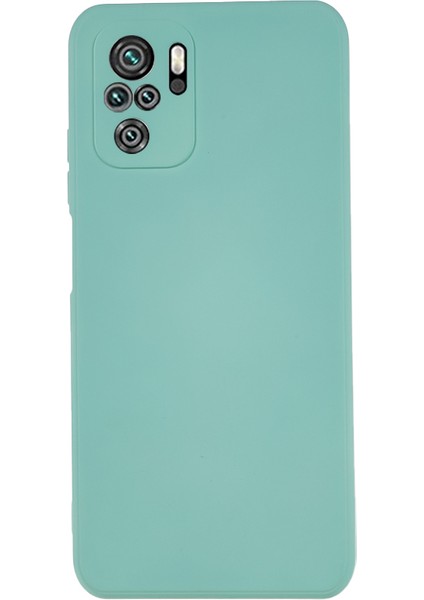 Xiaomi Redmi Için Not 10 4g/not 10S 4g/poco M5S 4g Ka Tpu Kılıf Fiber Astar Telefon Kapak Işık Yeşil (Yurt Dışından)