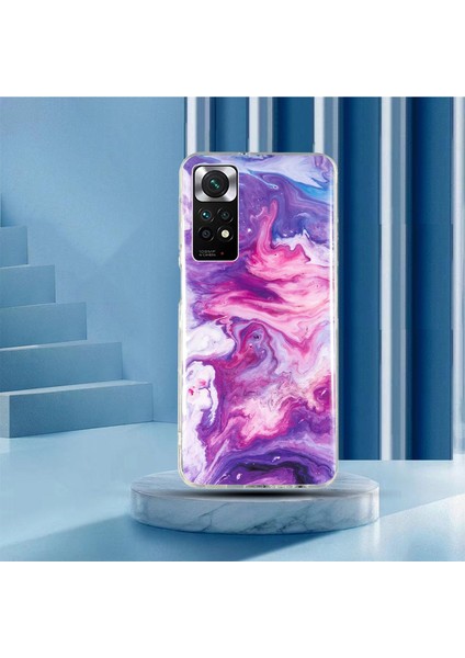 Xiaomi Redmi Için Note 11 4g (Qualcomm)/not 11S 4g Imd Mermer Desen Cep Telefon Kapağı Esnek Tpu Bırak-Kötü Kılıf Kırmızı (Yurt Dışından) indirimleri