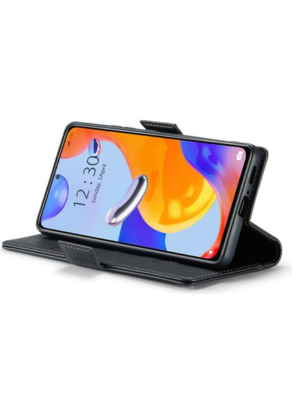 Xiaomi Redmi Için Deri Kılıf Not 11 Pro 4g (Mediatek)/note 11 Pro 5g (Qualcomm)/note 12 Pro 4g Rfıd Engelleme Telefon Kapak Black (Yurt Dışından) fırsatları