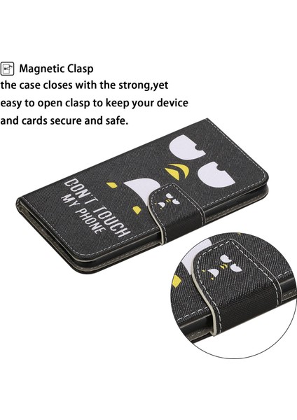Desen Baskı Pu Deri Stand Kılıfı Xiaomi Poco X4 Pro 5g, Çapraz Doku Manyetik Toka Cüzdan Telefon Kapağı Strap-Penguin ile (Yurt Dışından)