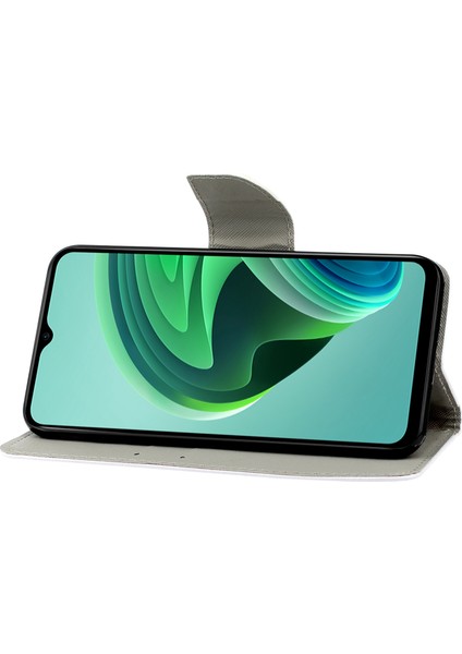 Desen Baskı Pu Deri Stand Kılıfı Xiaomi Poco X4 Pro 5g, Çapraz Doku Manyetik Toka Cüzdan Telefon Kapağı Strap-Penguin ile (Yurt Dışından)