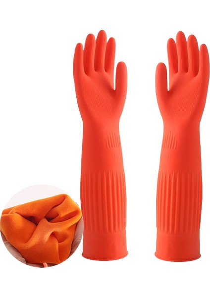 Floklu Kauçuk Lateks ve Kışın Su Geçirmez Polar Eldivenler, Iki Sipariş Verin, Iki Bedava Alın (Yurt Dışından)
