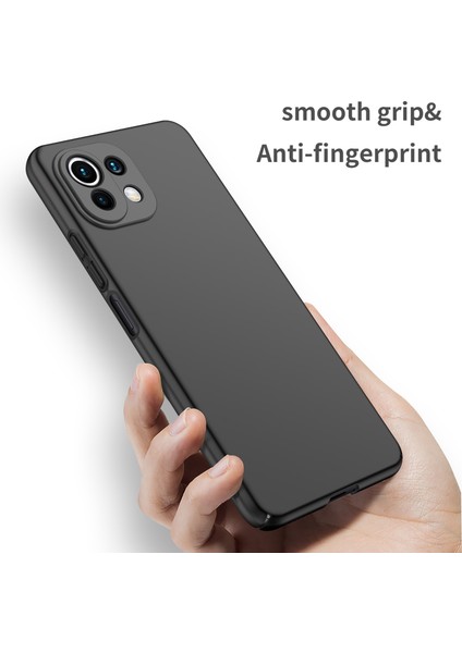 Xiaomi 11 Lite 5g Ne/mı 11 Lite 4g/5g Düz Renkli Çizgiye Karşı Önleme Sert Pc Cep Telefonu Kasa-Siyah (Yurt Dışından) indirimleri