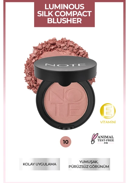 Luminous Silk Compact Allık 10 Pink Paradise