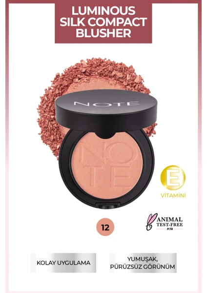 Luminous Silk Compact Allık 12 Rosy Glow