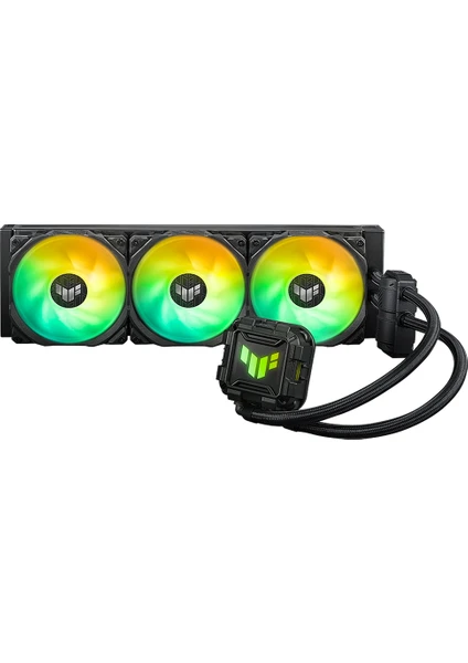 ASUS TUF GAMING LC II 360 ARGB AIO AURA SYNC 120MM ADRESLENEBİLİR RGB FAN NCVM KAPLAMALI RGB POMPA KAPAĞI SIVI CPU SOĞUTUCUSU