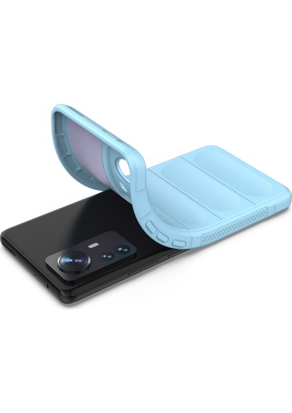 Xiaomi 12 Pro 5G/12S Pro 5g/12 Pro (Boyut) Için Şok Geçirmez Kasa 5g Fall Anti-Fall Rest Geri Kabuk Yumuşak Tpu Telefon Koruyucusu Baby Mavi (Yurt Dışından)