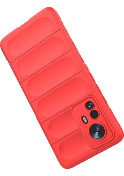 Xiaomi 12 Pro 5G/12S Pro 5g/12 Pro (Boyut) Için Şok Geçirmez Kasa 5g Fall Anti-Fall Rest Geri Kabuk Yumuşak Tpu Telefon Koruyucu-Kırmızı (Yurt Dışından)