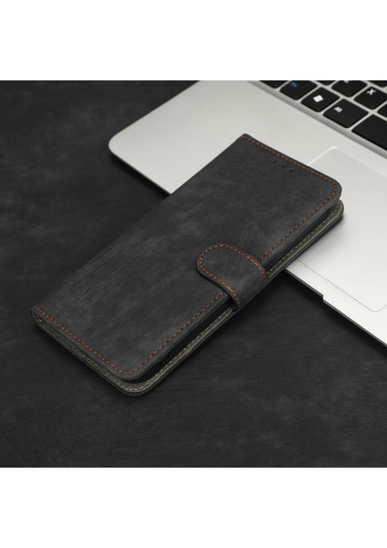 Xiaomi Için Redmi Note 11 4g (Qualcomm)/not 11S 4g Rfıd Engelleme Tam Kapsama Pu Deri Telefon Kılıfı Koruyucu Manyetik Cep Telefon Kapağı Cüzdan Stand-Black (Yurt Dışından) modelleri