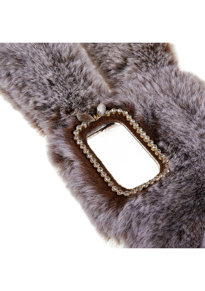 Xiaomi Redmi Için Note 11 4g (Qualcomm) Bulanık Kabarık Tavşan Kulak Kılıfı Yumuşak Peluş Esnek Tpu Rhinestone Dekor Geri Kapak Kılıfı (Yurt Dışından) fırsatları