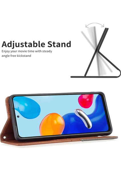 Xiaomi Için Redmi Note 11 4g (Qualcomm) Baskı Deseni Ekleme Tasarım Kapağı Kart Yuvaları Damla Geçirmez Deri Cep Telefonu Kablosu (Yurt Dışından) indirimleri
