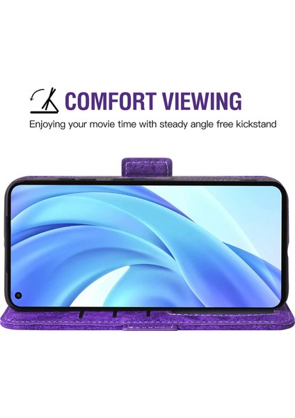 Xiaomi Mi Için 11 Lite 4g/5g/11 Lite 5g Ne Su- Boyama Dokusu Manyetik Flip Pu Pu Deri Dönen Kart Yuvaları Stand Fonksiyon Cüzdanı Kılıf-Doğru (Yurt Dışından)