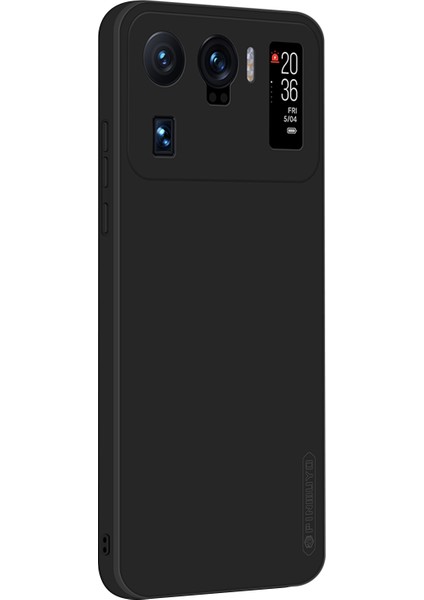 Xiaomi Mi 11 Ultra-Black Için Yumuşak Silikon Kesin Kesilmiş Cep Telefonu Kılıf Koruyucu (Yurt Dışından)