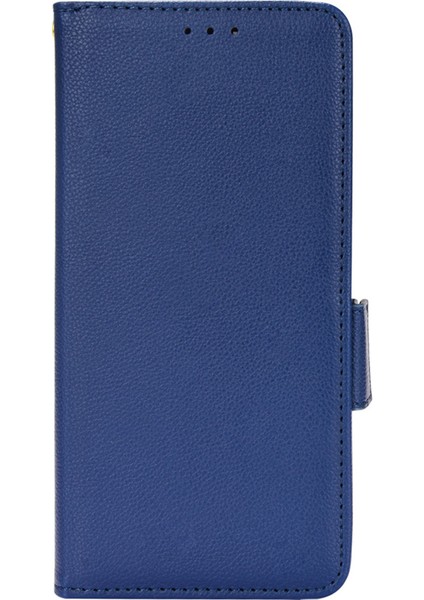 Pu Deri+Tpu Telefon Kılıfı Damla Koruma Anti-Çizgi Litchi Doku Cüzdan Stand Fonksiyonu Xiaomi Redmı Not 10 5g/redmı Not 10T 5g/poco M3 Pro 4g/5g-Dark Mavi (Yurt Dışından)