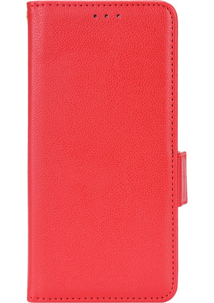 Pu Deri+Tpu Telefon Kılıfı Damla Koruma Anti-Çizgi Litchi Doku Doku Cüzdan Stand Fonksiyon Kapağı Xiaomi Redmi Note 10 5g/redmi Not 10T 5g/poco M3 Pro 4g/5g-Kırmızı (Yurt Dışından)
