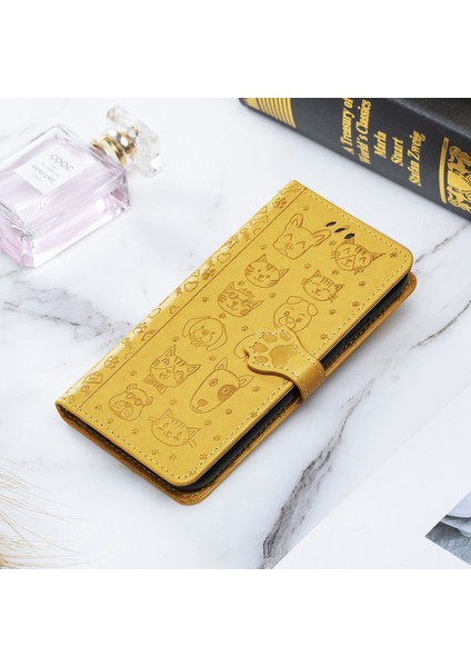 Baskı Kedi Köpek Desen Tasarımı Manyetik Deri Stand Kılıfı Xiaomi Redmi Note 10 5g/poco M3 Pro 5g/poco M3 Pro 4g-Yüz (Yurt Dışından) fiyatları