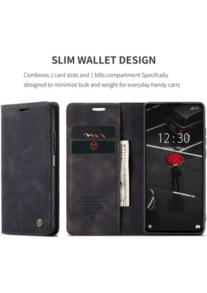 Otomatik Emme Basit Tasarım Xiaomi Mi Için Deri Cüzdan Kılıfı 11 Lite 4g/5g/11 Lite 5g Ne-Black (Yurt Dışından) fırsatları