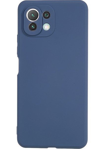 Xiaomi Için 11 Lite 5g Ne/mı 11 Lite 5g/4g Telefon Kılıfı Yumuşak Fiber Astar Ka Tpu Cep Telefonu Kapak Kraveri Gri (Yurt Dışından)