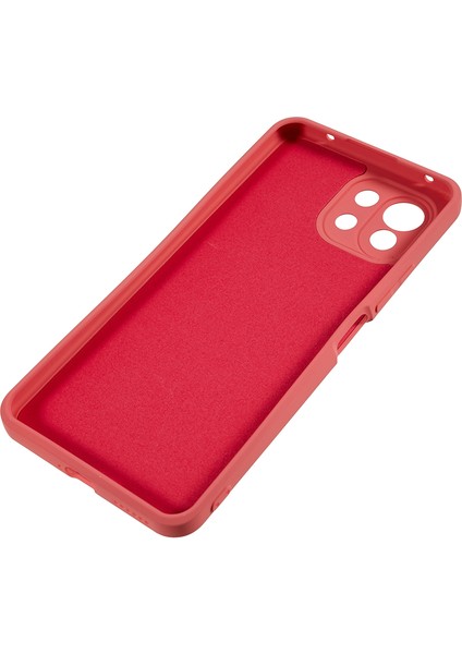 Xiaomi 11 Lite 5g Ne/mı 11 Lite 5g/4g Telefon Kılıfı Yumuşak Fiber Astar Ka Tpu Cep Telefonu Kapak Hawthorn Kırmızı (Yurt Dışından) indirimleri