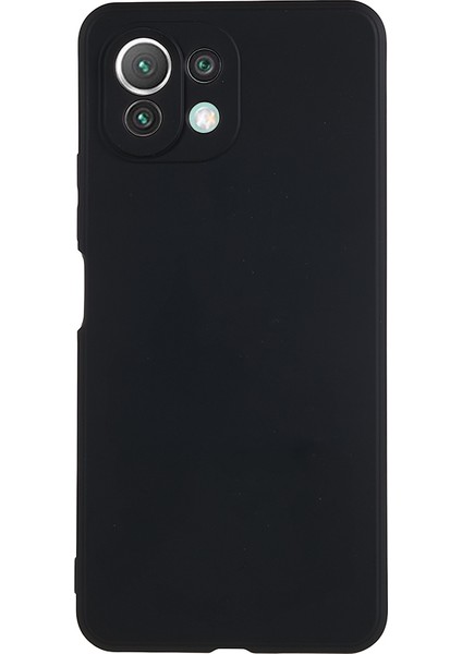Xiaomi 11 Lite 5g Ne/mı 11 Lite 5g/4g Telefon Kılıfı Yumuşak Fiber Astar Ka Tpu Cep Telefonu Kapak Black (Yurt Dışından)
