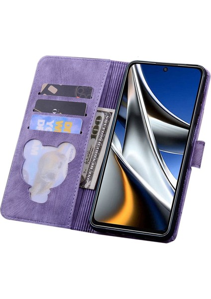 Xiaomi 12 5G/12X 5G/12S Için 5g Kiraz Çiçeği Kedi Baskılı Cüzdan Stili Deri Ayarlanabilir Stand Tasarım Cep Telefon Kılıfı Strap-Murple (Yurt Dışından) modelleri