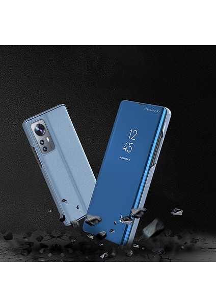 Xiaomi 12 5G/12X 5G/12S Için 5g Ayna Tasarım Penceresi Koruyucu Flip Kapak Elektraplat Kaplama Pu Deri Deri Şok Geçirmez Kılıf Purple (Yurt Dışından) indirimleri