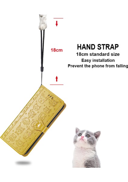 Cat Dog Baskılı Deri Stand Kılıfı Cüzdan Tasarım Telefon Kapağı Xiaomi Mi 11 Lite 4g /5g /11 Lite 5g Ne-Sey (Yurt Dışından) modelleri