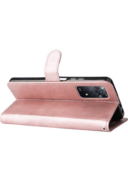 Xiaomi Redmi Için Note 12 Pro 4g/11 Pro 4g (Mediatek)/note 11 Pro 5g (Qualcomm) Pu Deri Cüzdan Kılıf Stand Stand Stand Fonksiyon Manyetik Toka Folio Folio Kapağı (Yurt Dışından) modelleri