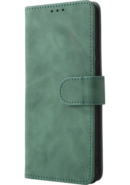 Xiaomi 12 Pro 5G/12S Pro 5g/12 Pro (Boyut) 5g Cilt Doku Duygu Pu Deri Anti-Çizelge Şok Geçirmez Stand Telefon Kapak Kılıfı Cüzdan Yeşili (Yurt Dışından) fiyatları