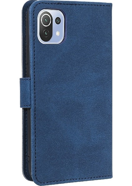 Perçin Dekor Cilt Duygu Birleştirme Deri Cüzdan Xiaomi Mi Için Koruyucu Kapak 11 Lite 4g/5g/11 Lite 5g Ne-Blue (Yurt Dışından) fırsatları