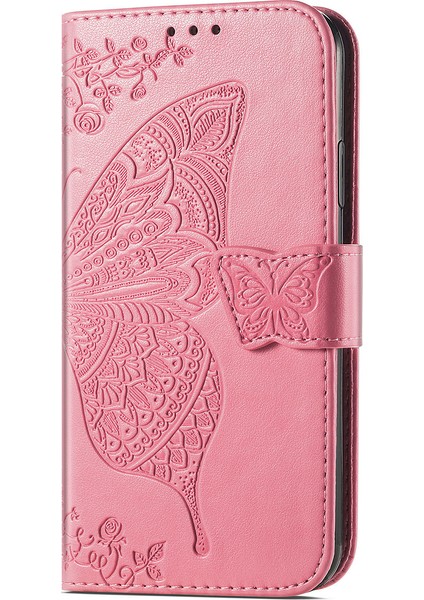 Baskı Kelebek Çiçek Desen Cüzdan Stand Telefon Kılıfı Xiaomi 11T/11T Pro-Pink Için (Yurt Dışından)