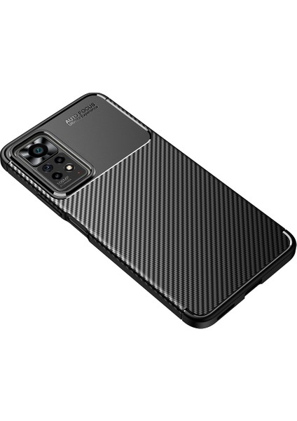 Xiaomi Redmi Için Note 11 Pro 4g (Mediatek)/note 11 Pro 5g (Qualcomm) Karbon Fiber Doku Landırma Önleyici Telefon Kılıfı Koruyucu Kapak Black (Yurt Dışından) fiyatları