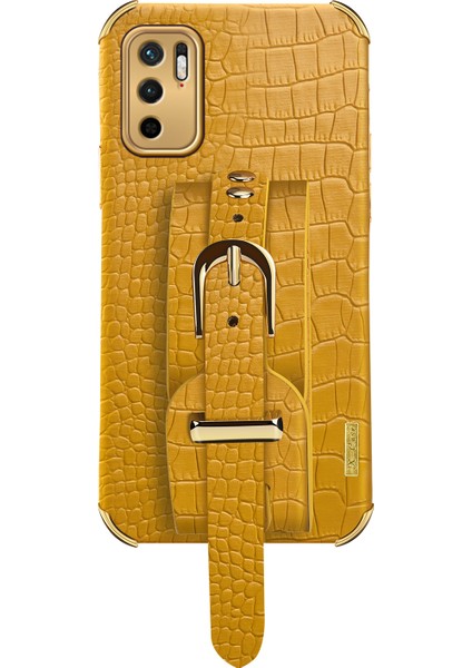 Hassas Kesim 6d Timsah Doku Pu Deri Kaplamalı Tpu Elektrokaplandırılmış Telefon Kılıfı Xiaomi Redmi Note 10 5g/poco M3 Pro 4g/poco M3 Pro 5g-Sell (Yurt Dışından)