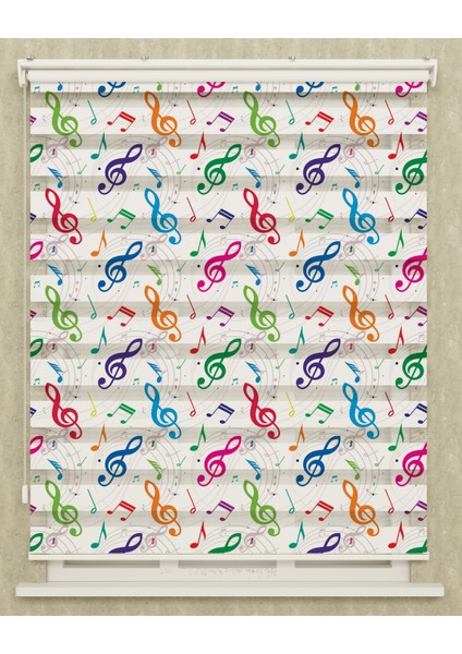 Dijital Baskılı Çocuk Odası Zebra Perde Model 075