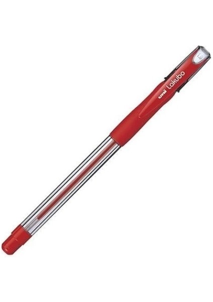 Uniball Lakubo Medium ( 1.0 ) Tükenmez Kalem Kırmızı ( 5 Adet )