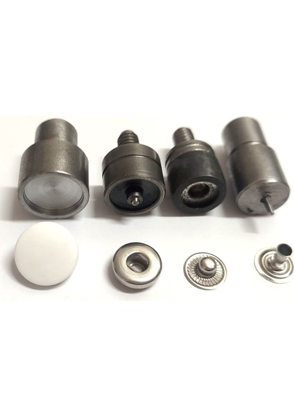 15 mm Plastik Kapak 54 Sistem 4'lü Çıtçıt Set Kalıbı