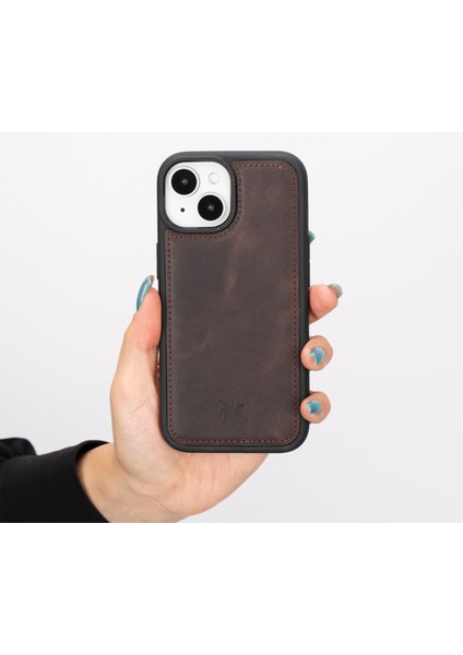 Apple iPhone 15 Lucca Deri Arka Telefon Kılıfı