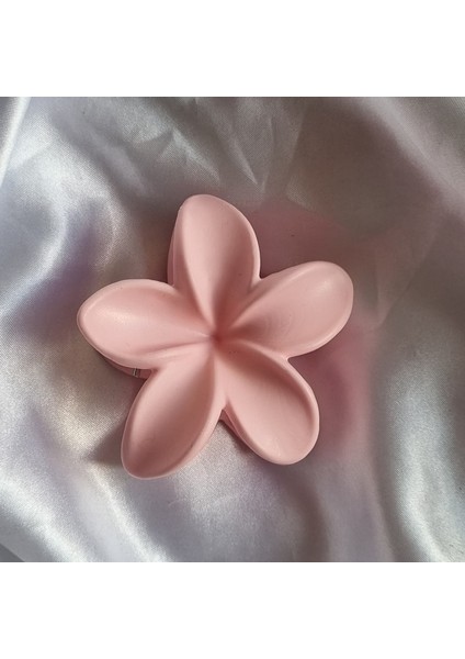 Lotus Çiçeği Yeni Trend Kadın Mandal Toka Büyük Boy 8 cm