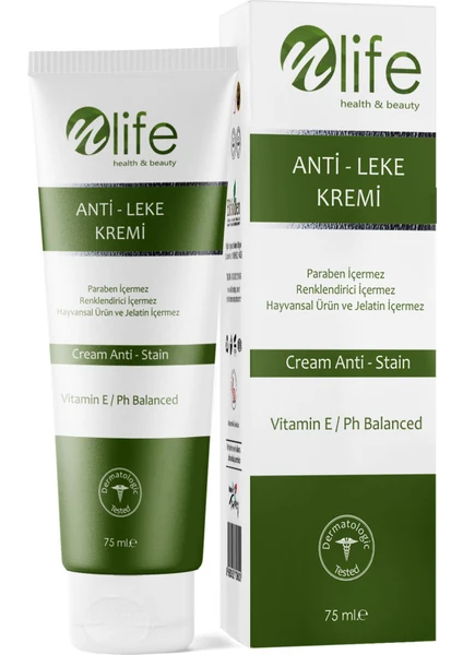 NLifeAnti Leke Kremi Koyu Leke Karşıtı Bakım Tüm Ciltler 75 ml