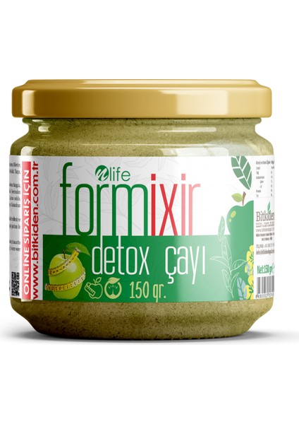 Formixir Detox Çayı 20 Özel Bitki Karışımı 150 gr