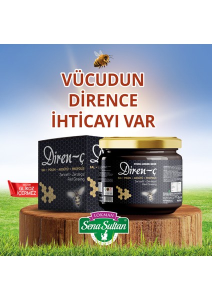 Bal Polen Arısütü Propolis Bitkisel Karışımlı Macun 350 gr