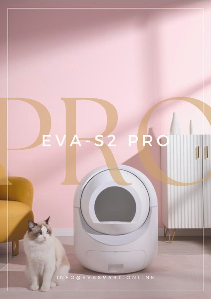 Eva Smart EVA-s2 Pro Otomatik Kedi Tuvaleti