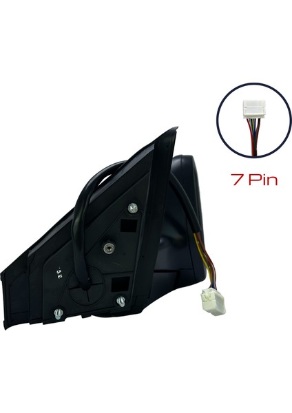 Dış Dikiz Aynası Honda Cr-V 2007-2012 Elektrikli, Isıtmalı, Sinyalli, Manuel Katlanır, Siyah Kapak, 7 Pin indirimleri