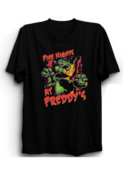 Five Nights At Freddy's, Nightmare, Kabus, 5naf, Fnaf, Scare, Oyun, Game Tişört